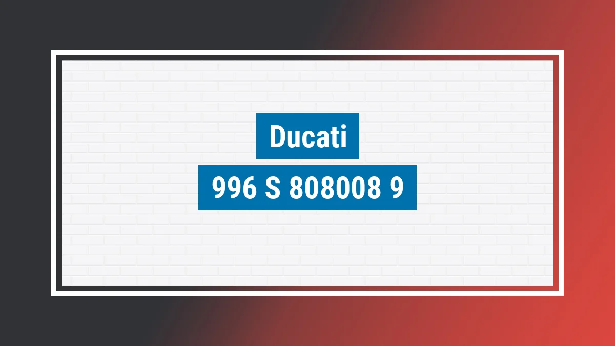 Imagem ilustrativa modelo 996 S Ducati