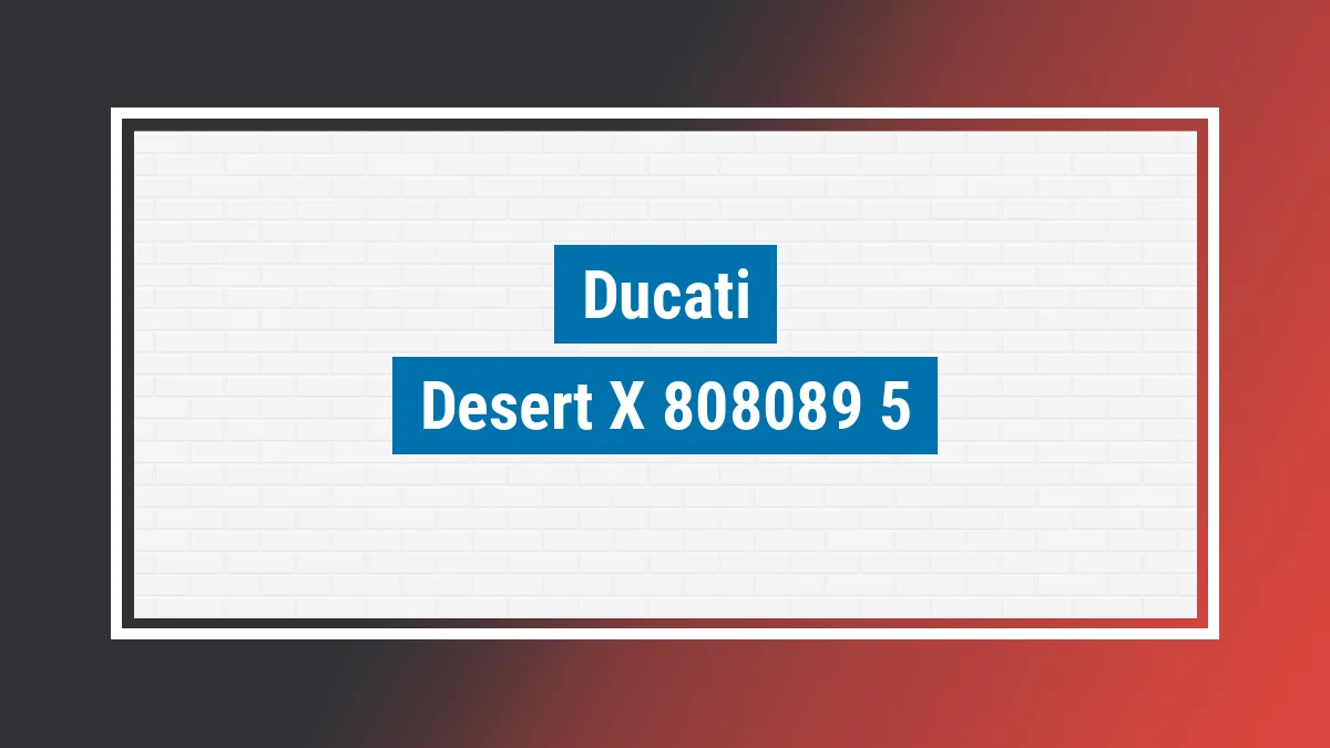 Imagem ilustrativa modelo Desert X Ducati