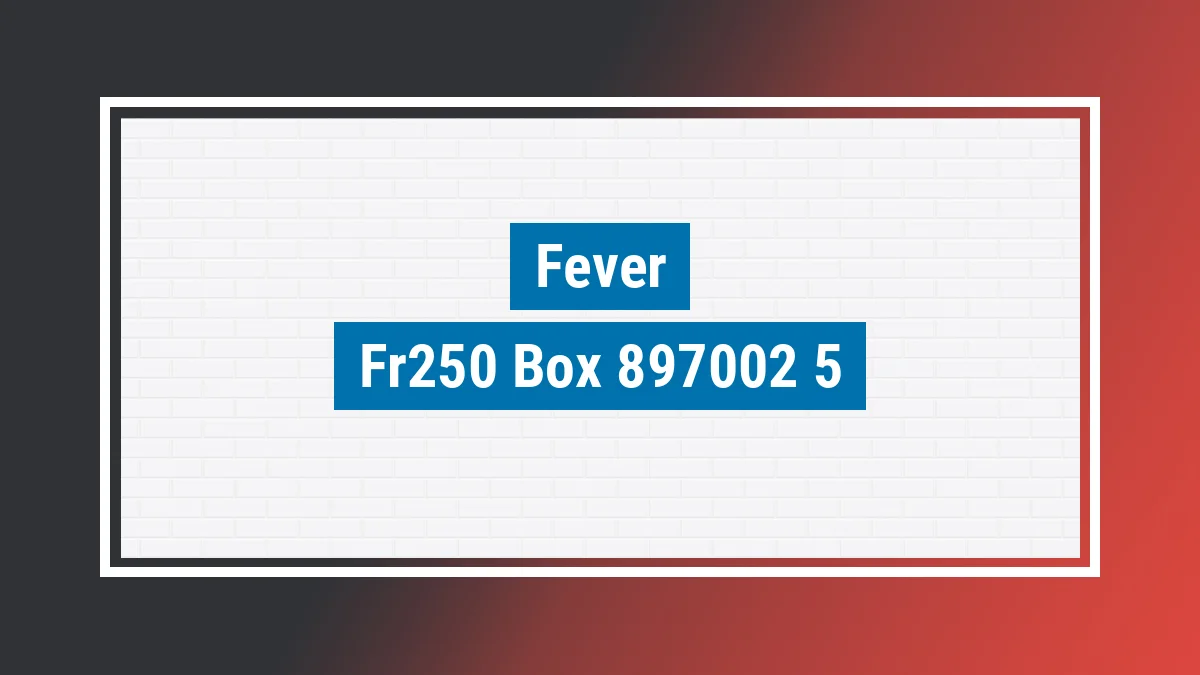 Imagem ilustrativa modelo Fr250 Box (elétrica) Fever