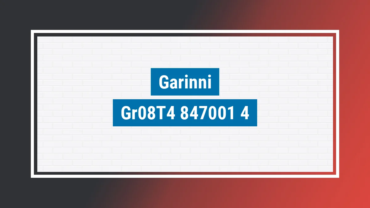 Imagem ilustrativa modelo Gr08t4 Garinni