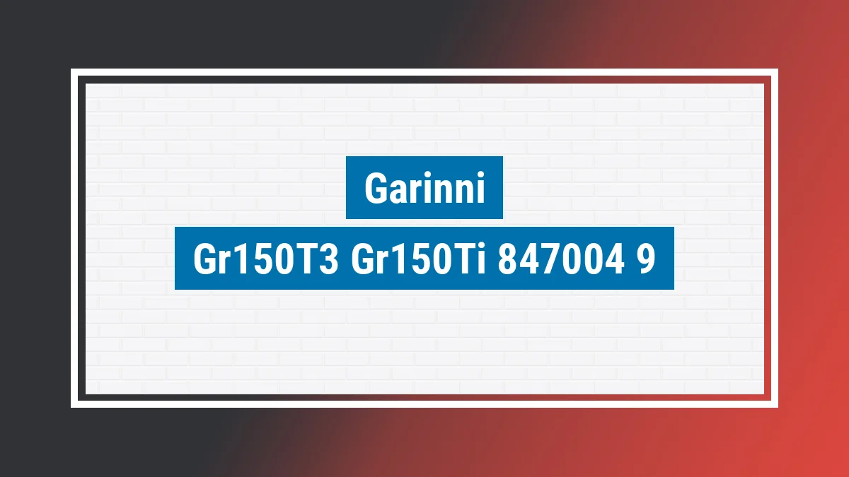 Imagem ilustrativa modelo Gr150t3 Gr150ti Garinni
