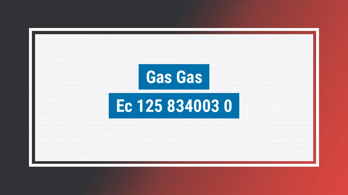 Imagem ilustrativa modelo Ec 125 Enducross Gas Gas