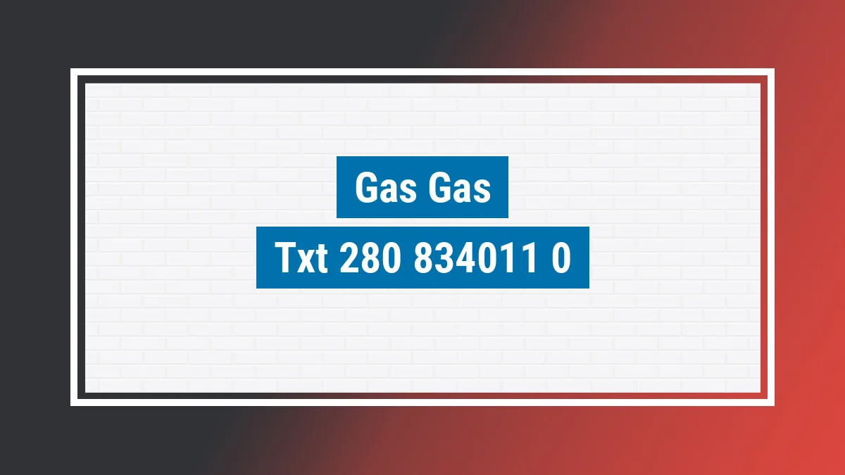 Imagem ilustrativa modelo Txt 280 Contact Gas Gas