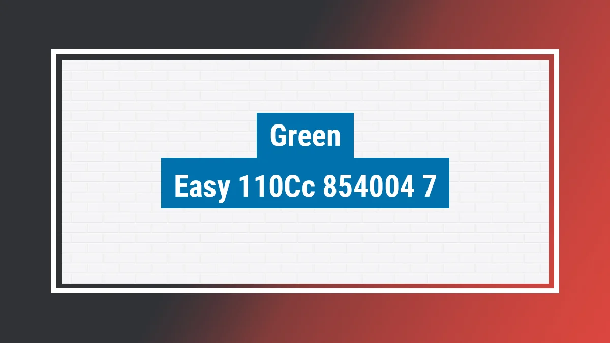 Imagem ilustrativa modelo Easy 110cc Green