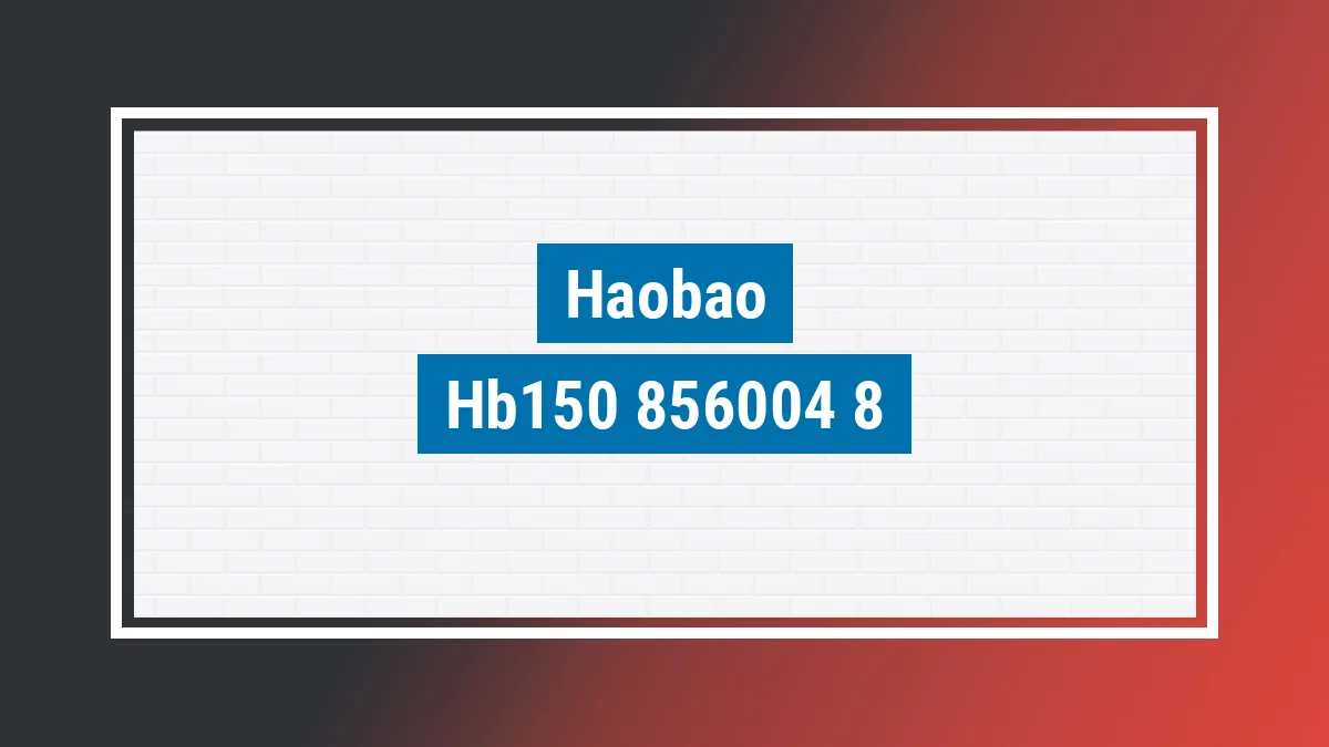 Imagem ilustrativa modelo Hb150 Haobao