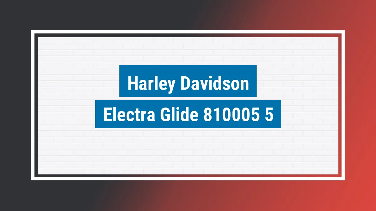 Imagem ilustrativa modelo Electra Glide Ultra Fuel Injection Harley-davidson