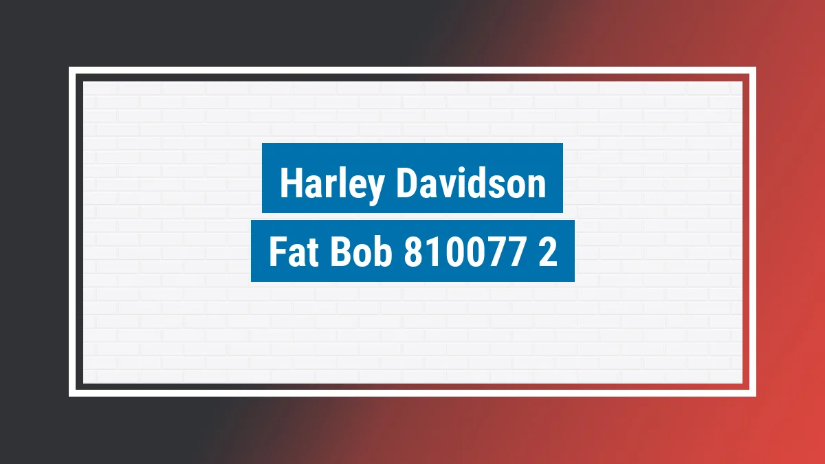 Imagem ilustrativa modelo Fat Bob Fxfbs Harley-davidson