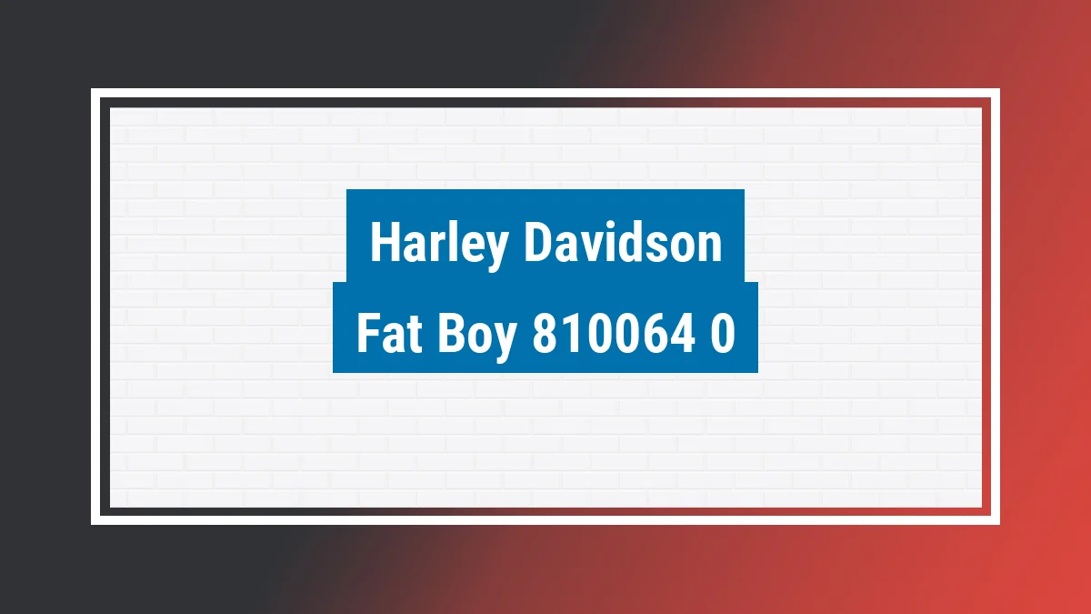Imagem ilustrativa modelo Fat Boy Special 110th Edition Harley-davidson