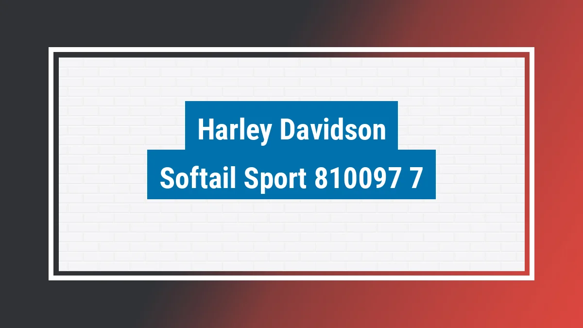 Imagem ilustrativa modelo Softail Sport Glide Flsb Harley-davidson