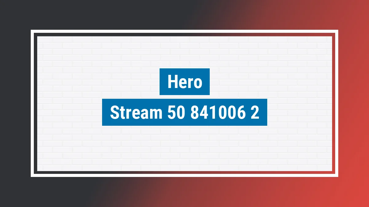 Imagem ilustrativa modelo Stream 50 Hero
