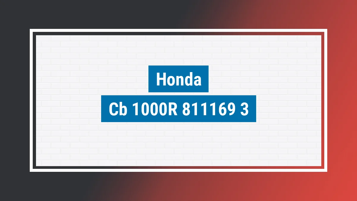 Imagem ilustrativa modelo Cb 1000r Black Edition Honda