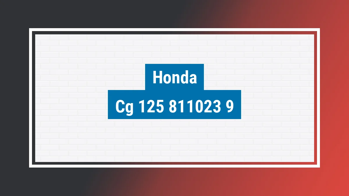 Imagem ilustrativa modelo Cg 125 Today Honda