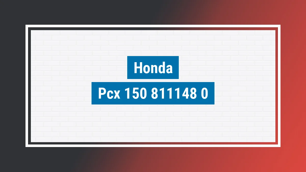 Imagem ilustrativa modelo Pcx 150 Sport Honda
