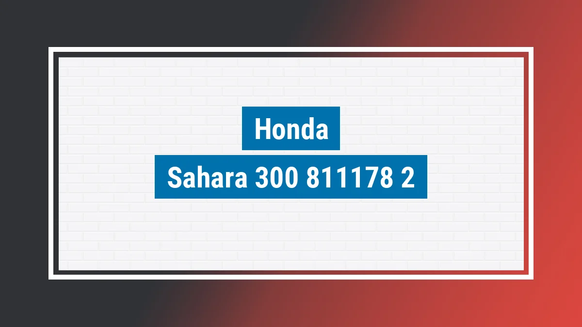 Imagem ilustrativa modelo Sahara 300 Abs Honda