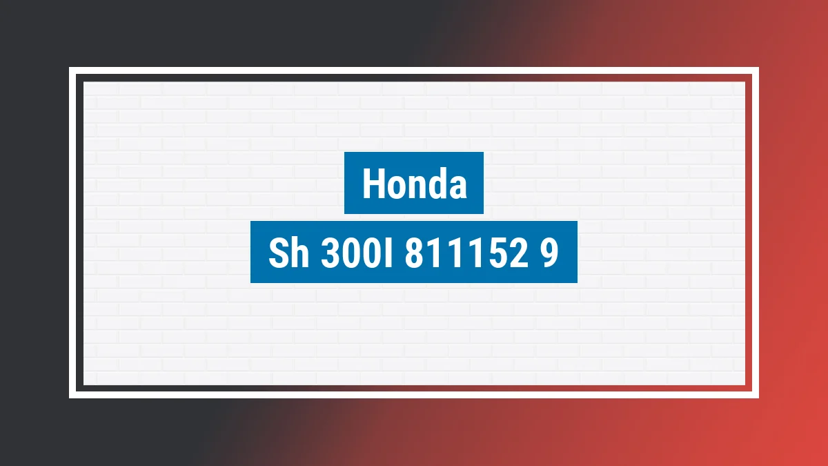 Imagem ilustrativa modelo Sh 300i Sport Honda