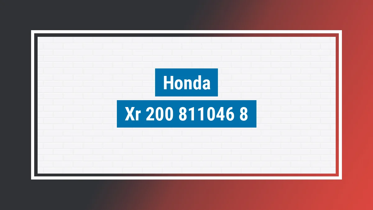 Imagem ilustrativa modelo Xr 200 R Honda