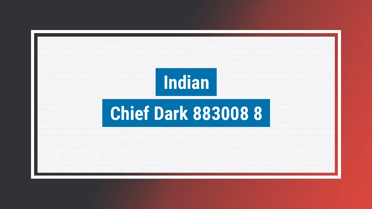 Imagem ilustrativa modelo Chief Dark Horse Indian