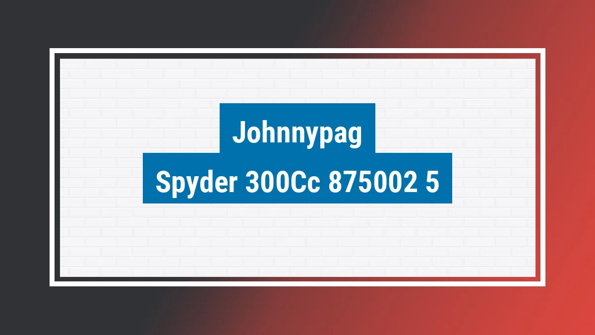Imagem ilustrativa modelo Spyder 300cc Johnnypag