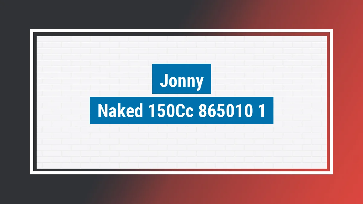 Imagem ilustrativa modelo Naked 150cc Jonny