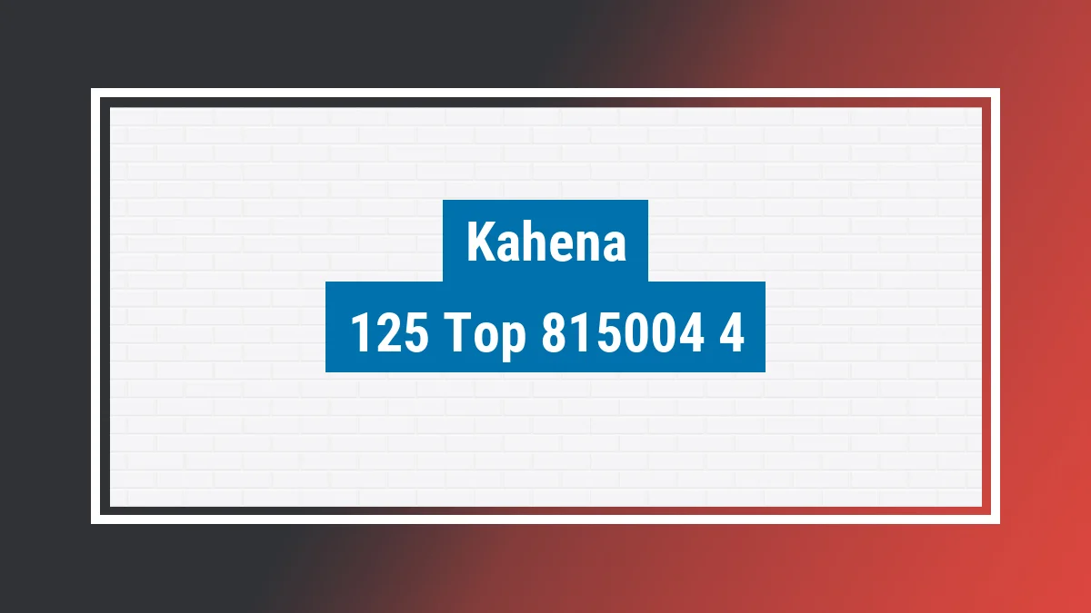Imagem ilustrativa modelo 125 Top Kahena