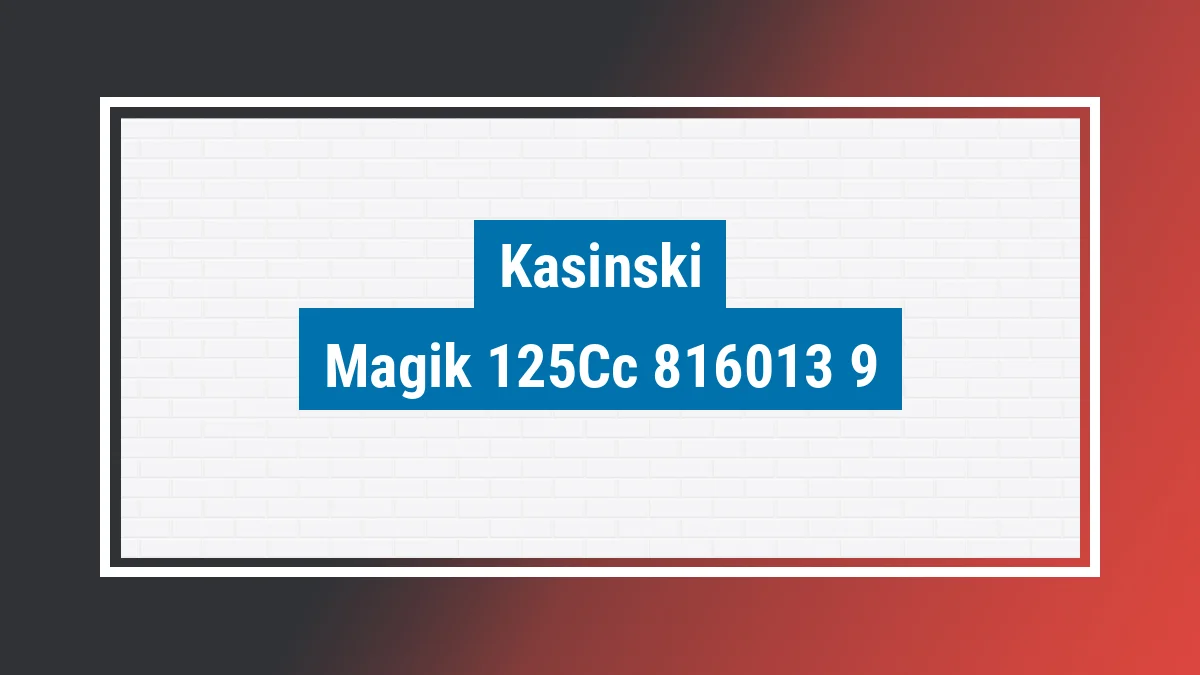 Imagem ilustrativa modelo Magik 125cc Kasinski