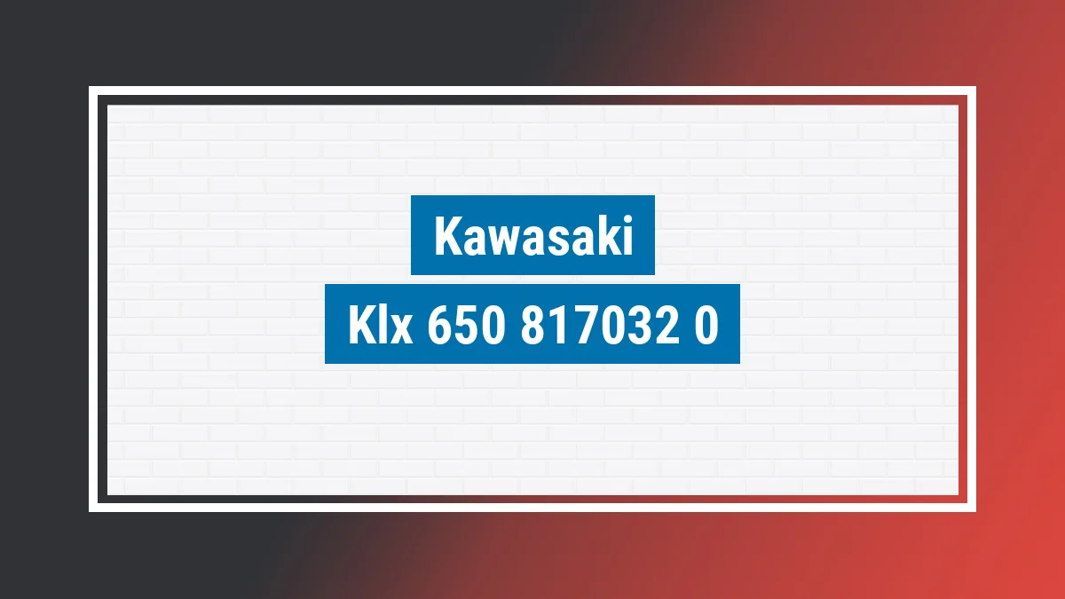 Imagem ilustrativa modelo Klx 650 Kawasaki