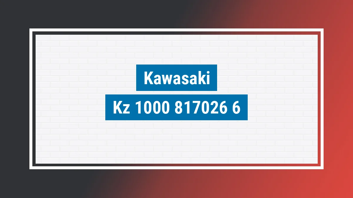 Imagem ilustrativa modelo Kz 1000 Touring Kawasaki