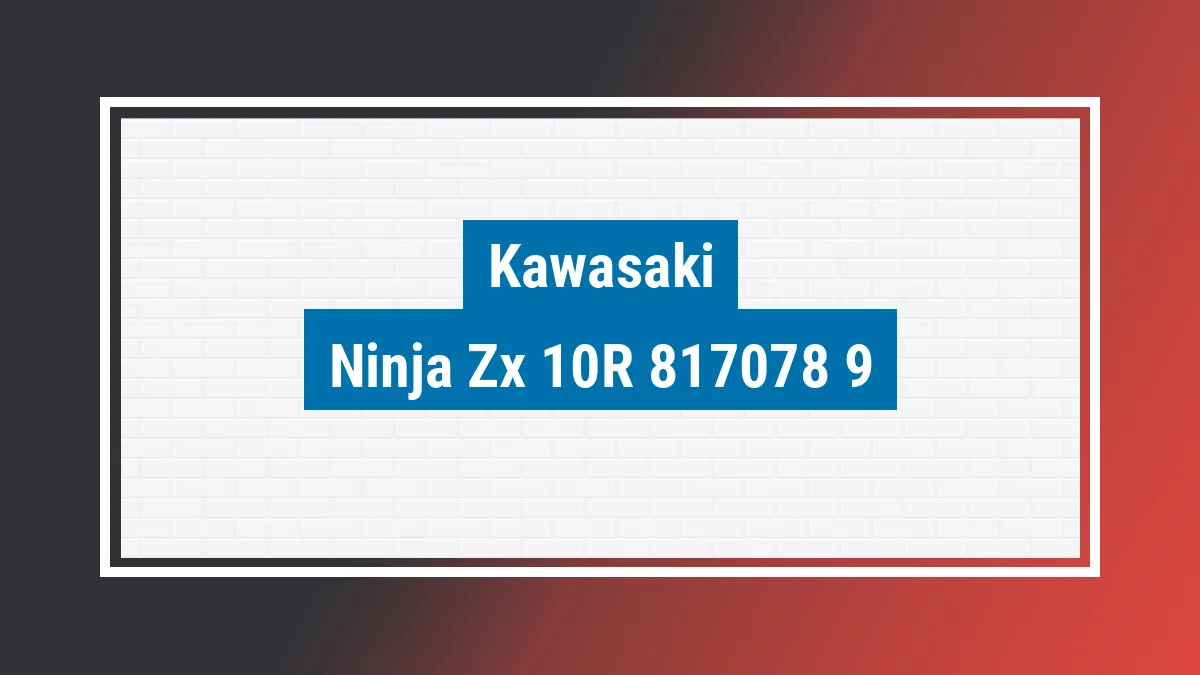 Imagem ilustrativa modelo Ninja Zx-10r Se 1000cc Kawasaki