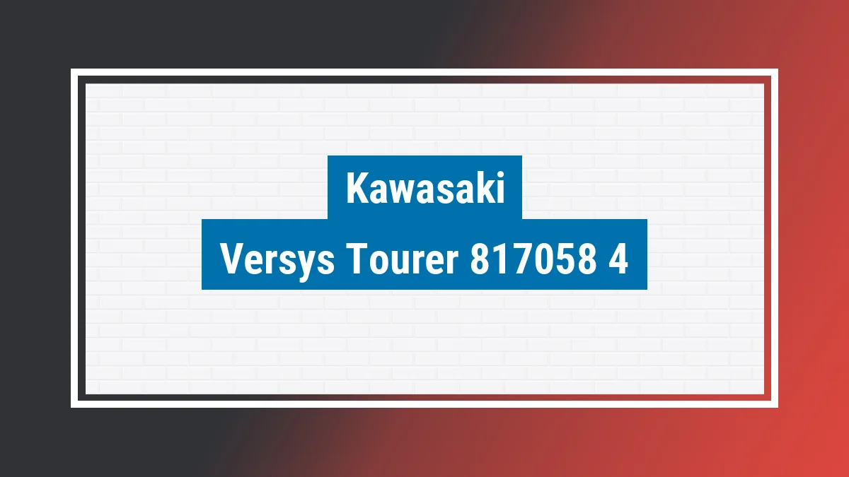 Imagem ilustrativa modelo Versys Tourer 650 Kawasaki