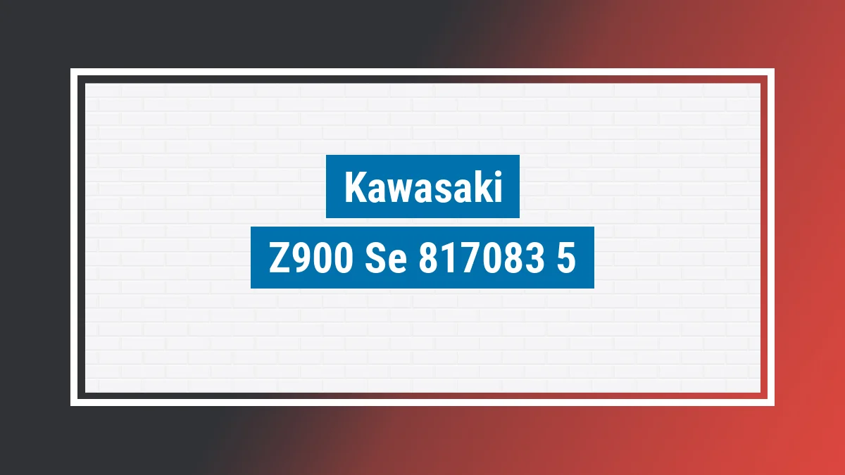 Imagem ilustrativa modelo Z900 Se Kawasaki