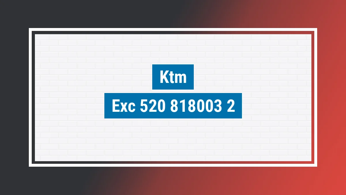 Imagem ilustrativa modelo Exc 520 Ktm