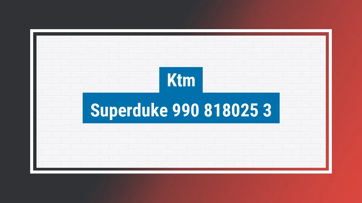 Imagem ilustrativa modelo Superduke 990 Ktm