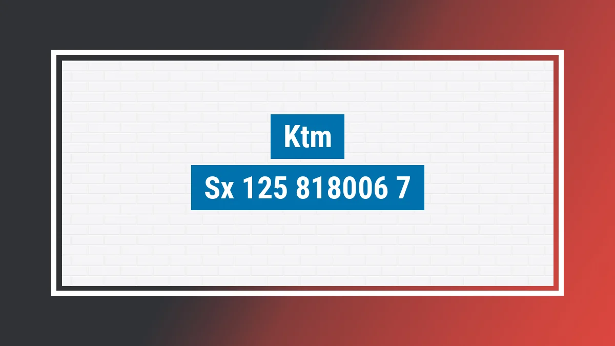 Imagem ilustrativa modelo Sx 125 Ktm