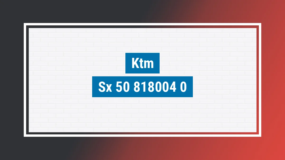 Imagem ilustrativa modelo Sx 50 Ktm