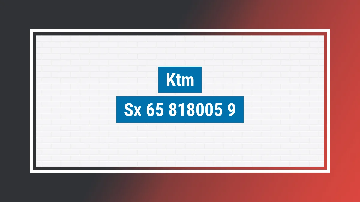 Imagem ilustrativa modelo Sx 65 Ktm