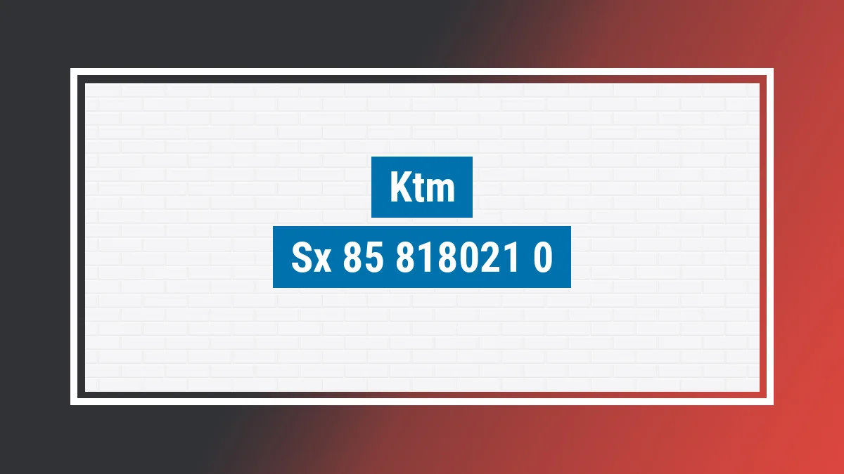 Imagem ilustrativa modelo Sx 85 Ktm