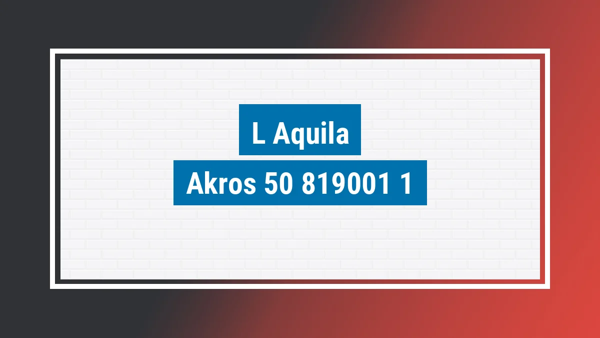 Imagem ilustrativa modelo Akros 50 L'aquila