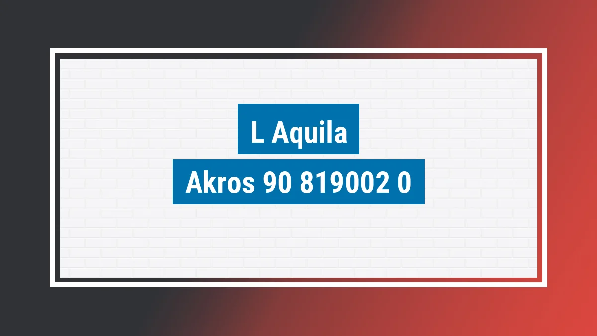 Imagem ilustrativa modelo Akros 90 L'aquila