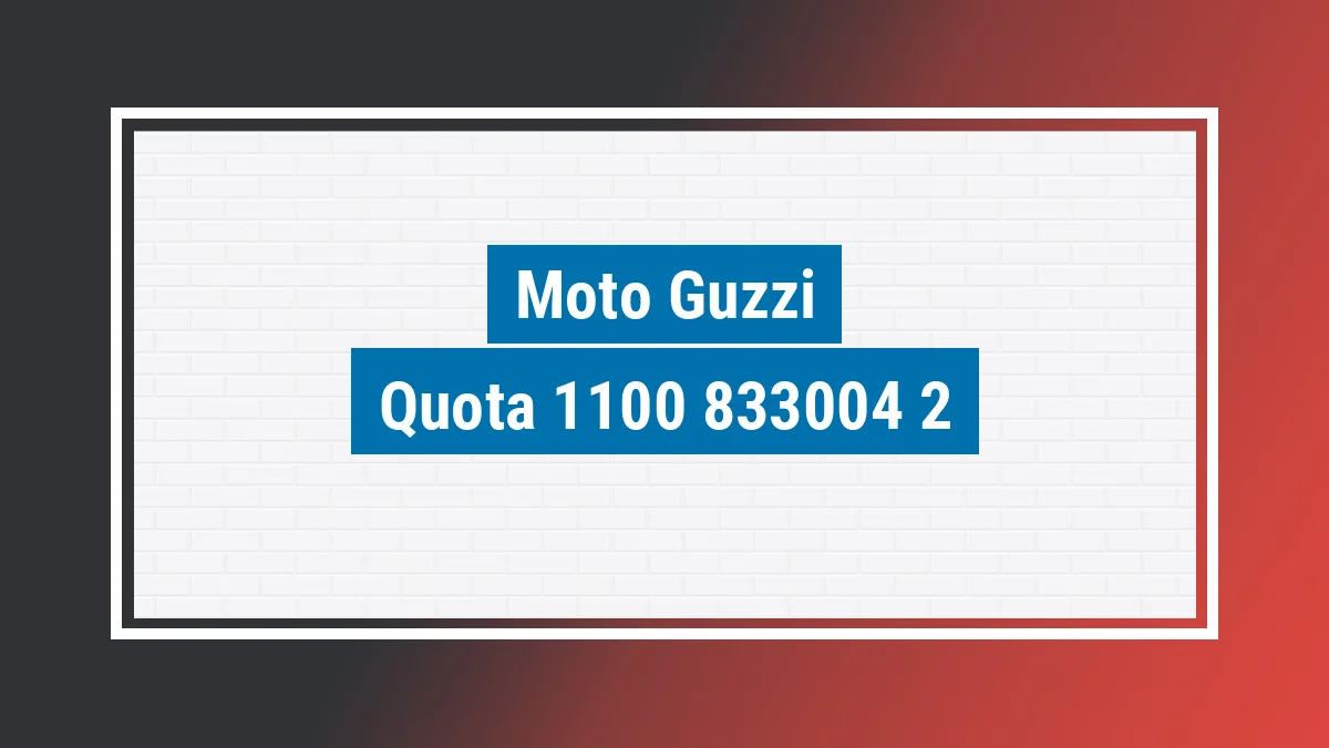 Imagem ilustrativa modelo Quota 1100 Es Moto Guzzi