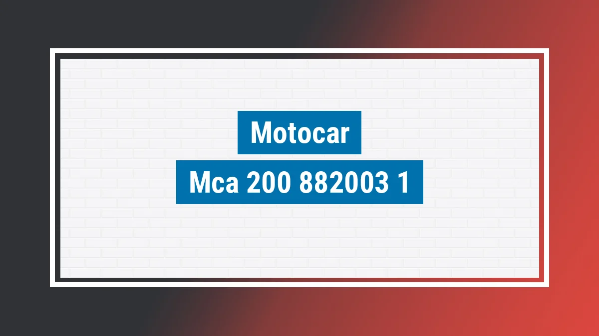 Imagem ilustrativa modelo Mca-200 Motocar
