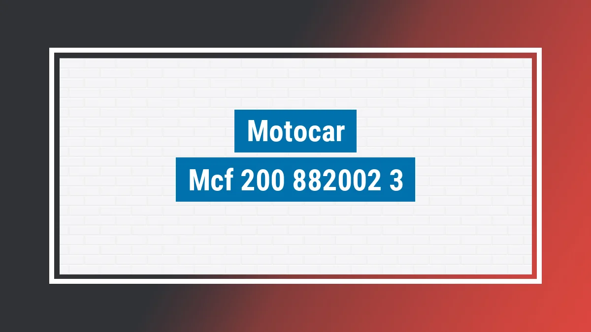 Imagem ilustrativa modelo Mcf-200 Motocar