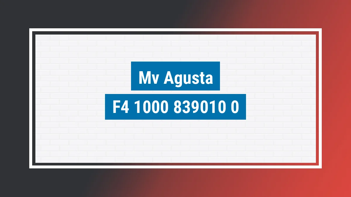 Imagem ilustrativa modelo F4-1000 Mv Agusta