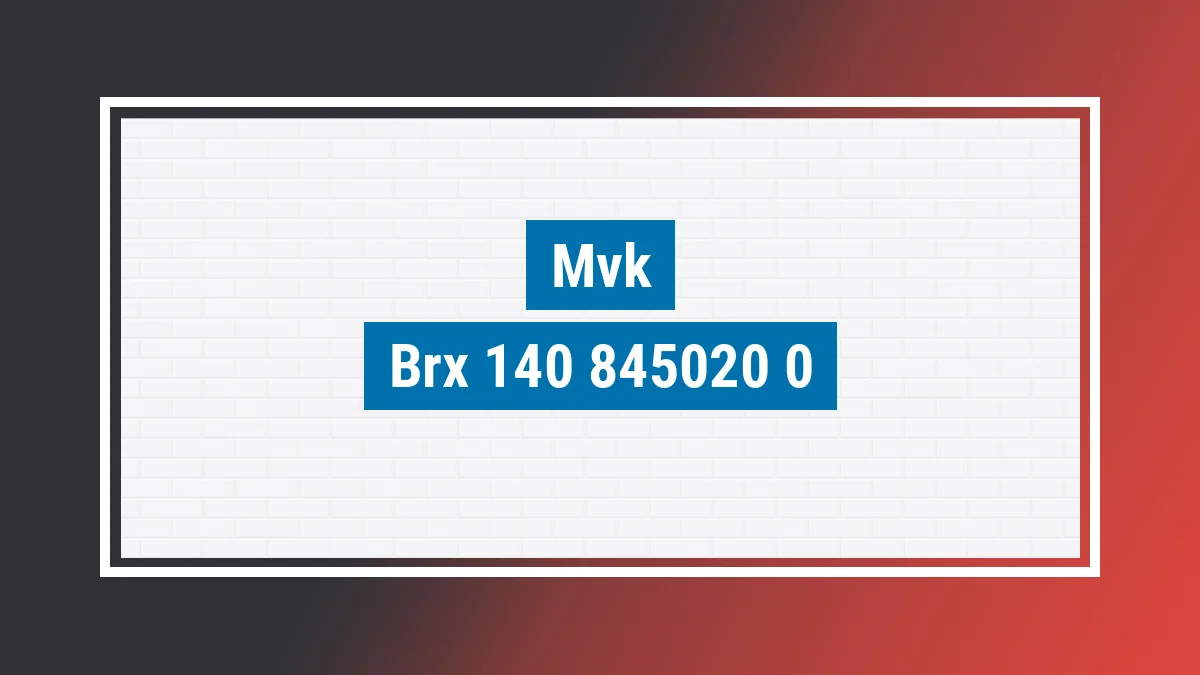 Imagem ilustrativa modelo Brx 140 Mvk