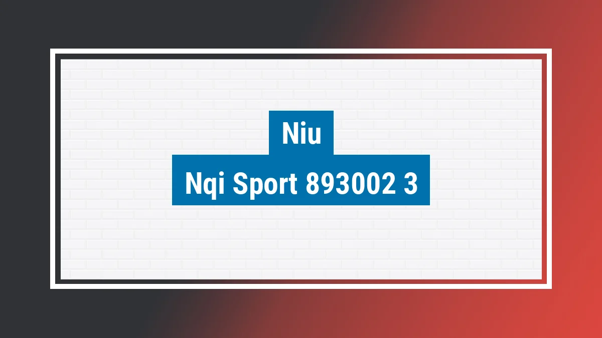 Imagem ilustrativa modelo Nqi Sport 1500w (elétrica) Niu