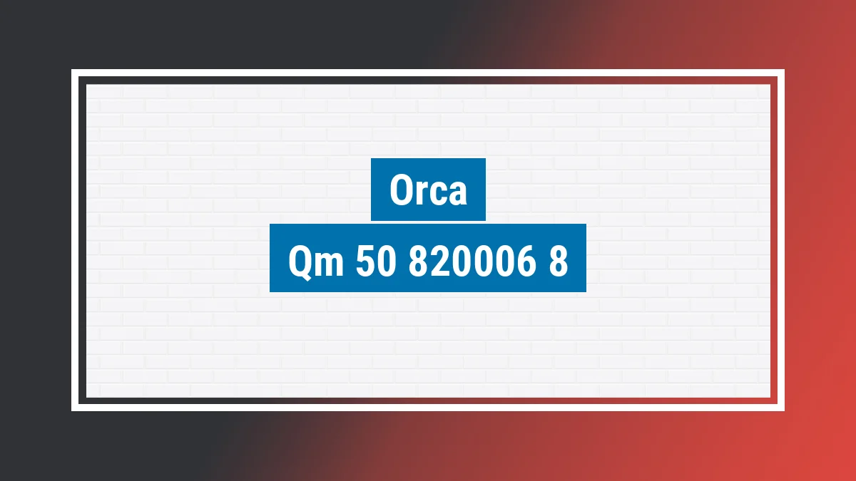 Imagem ilustrativa modelo Qm 50 Orca