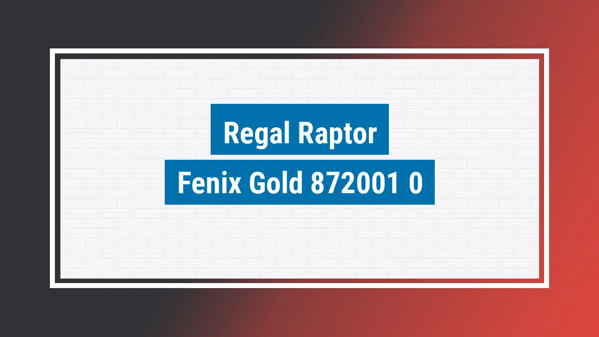 Imagem ilustrativa modelo Fenix Gold 240 Regal Raptor