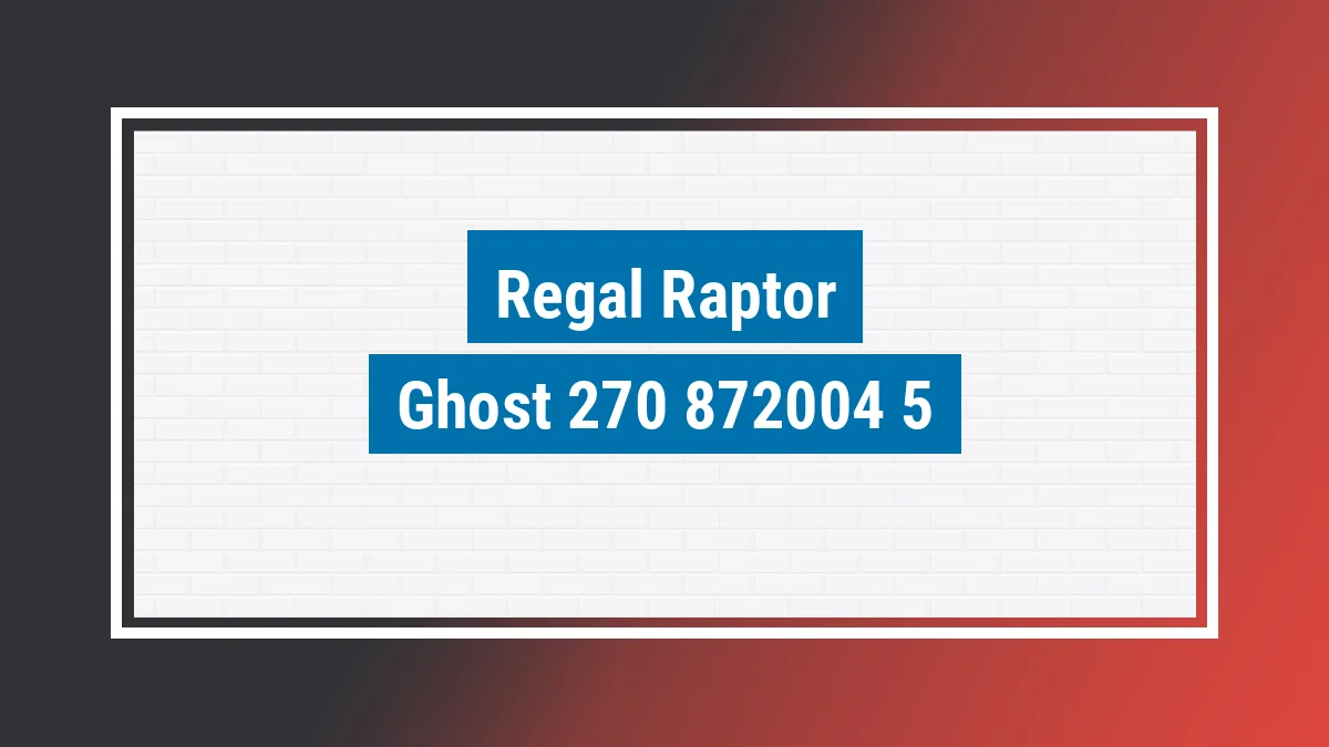 Imagem ilustrativa modelo Ghost 270 320 Regal Raptor