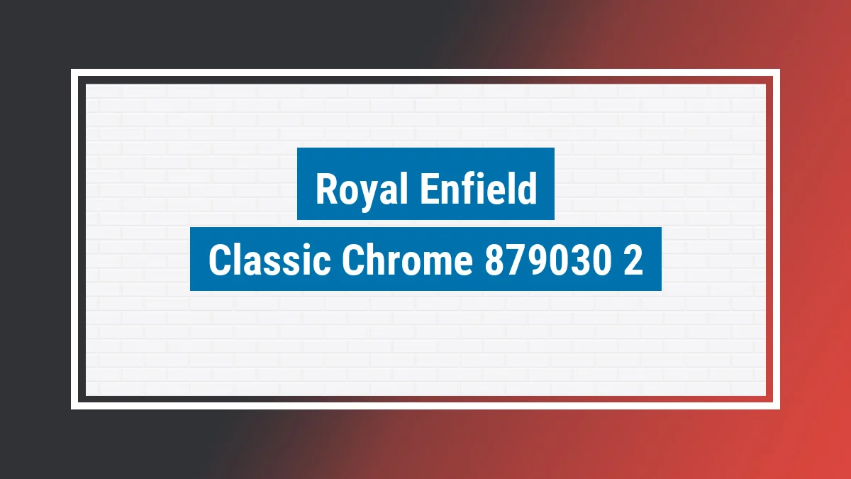 Imagem ilustrativa modelo Classic Chrome 350cc Abs Royal Enfield