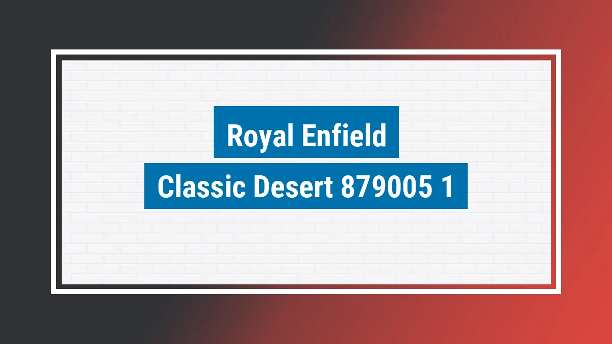 Imagem ilustrativa modelo Classic Desert Storm 500 Efi Royal Enfield
