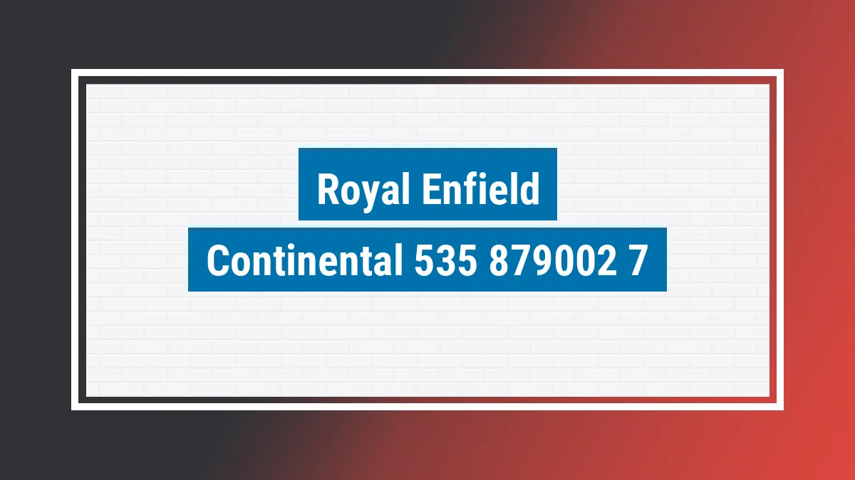 Imagem ilustrativa modelo Continental 535 Efi Royal Enfield